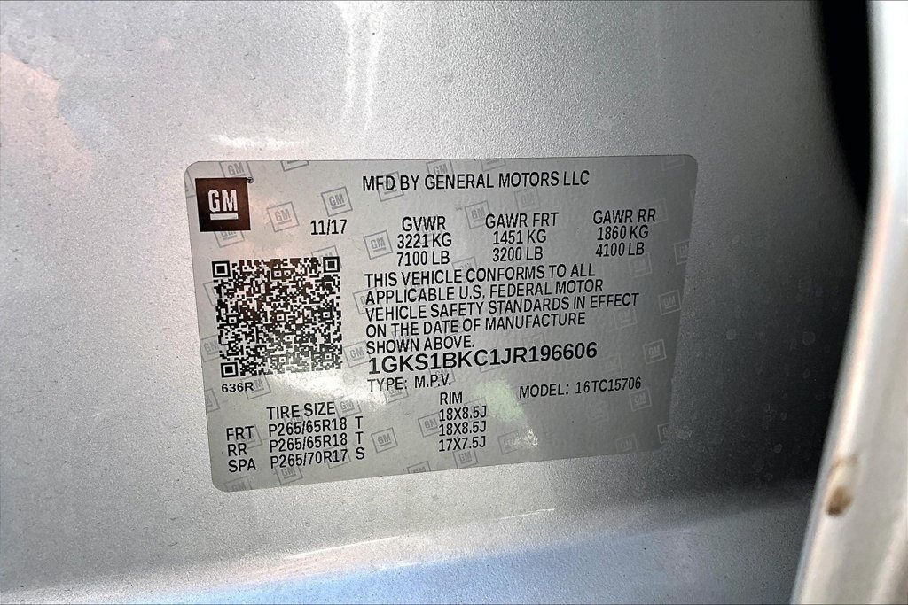 Used 2018 GMC Yukon SLT w/ Open Road Package RWD image 29