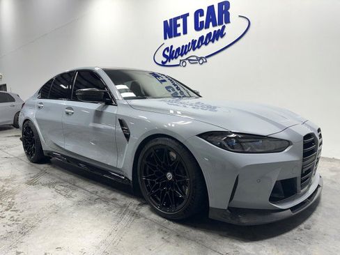 Used 2023 BMW M3 w/ M Carbon Exterior Package RWD image 13