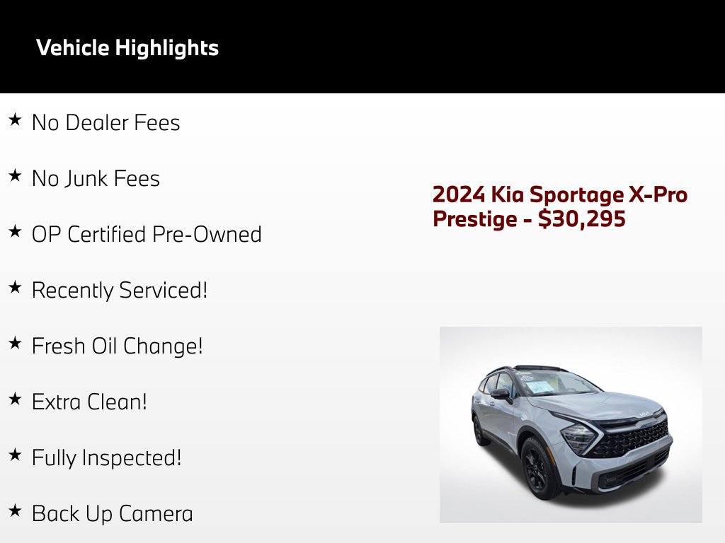 Used 2024 Kia Sportage X-Pro Prestige AWD/4WD image 57