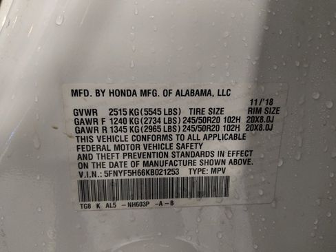 Used 2019 Honda Pilot Touring image 33