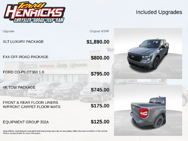 Used 2025 Ford Maverick XLT w/ XLT Luxury Package AWD/4WD image 8