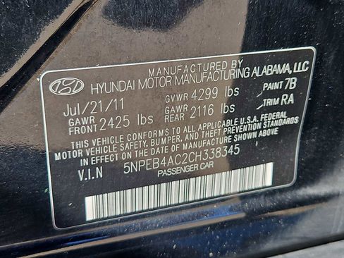 Used 2012 Hyundai Sonata GLS image 33