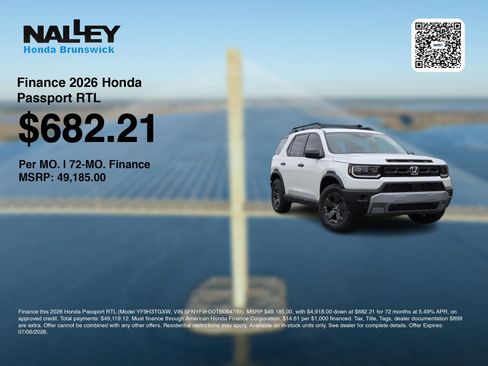 New 2026 Honda Passport RTL image 7