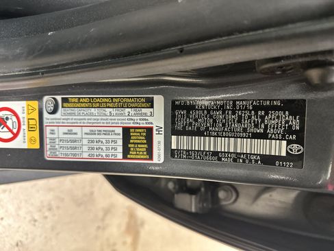 Used 2016 Toyota Avalon XLE Premium FWD image 35
