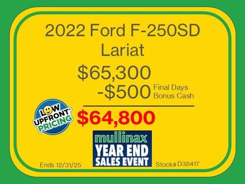 Used 2022 Ford F250 Lariat w/ Lariat Ultimate Package image 3