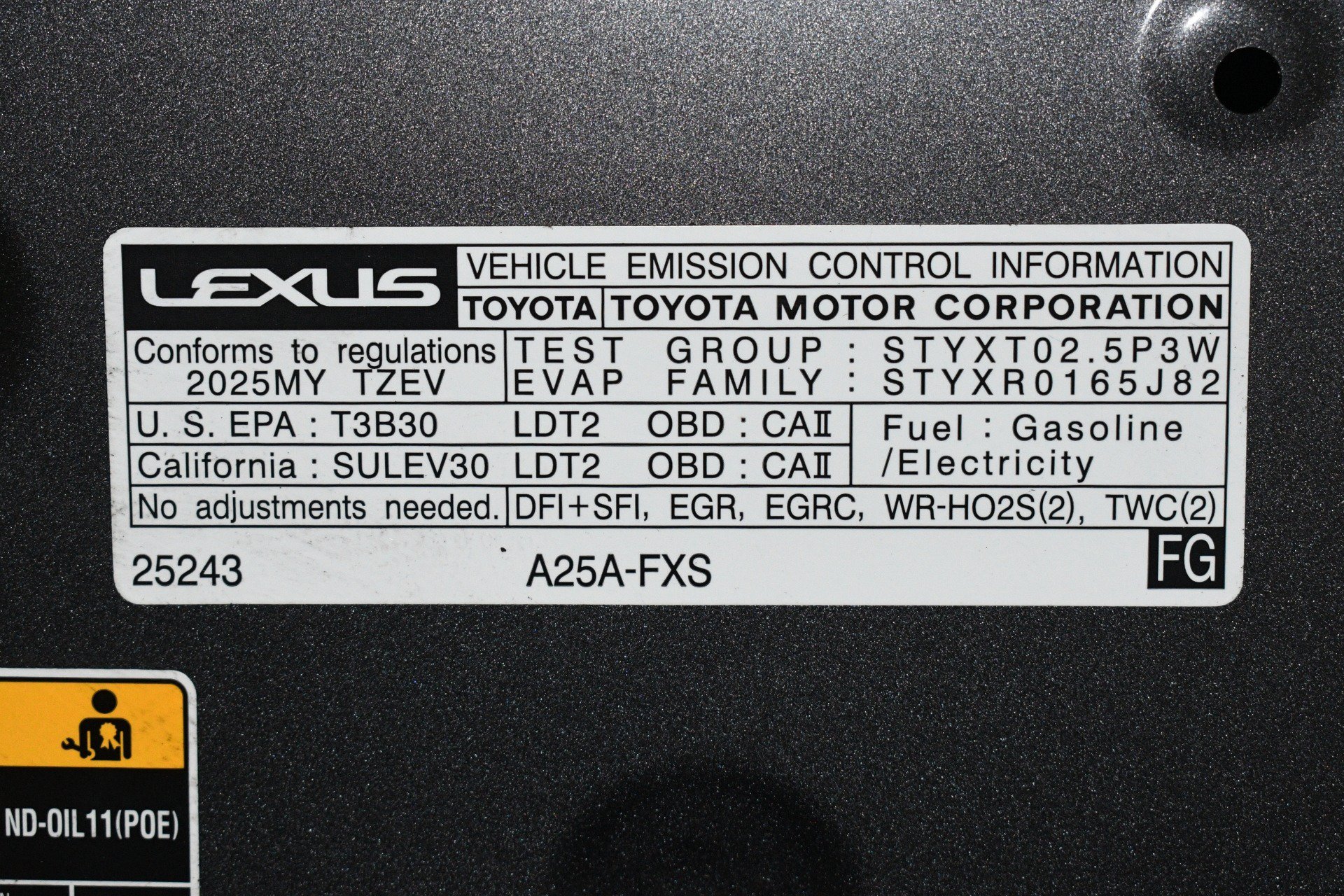 Used 2025 Lexus NX 450h+ F Sport w/ Accessory Package (Z2) AWD/4WD image 94