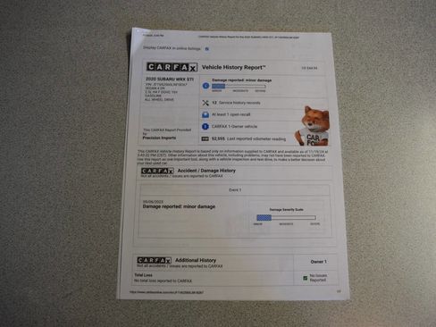 Used 2020 Subaru WRX STI w/ Popular Package #1 image 58