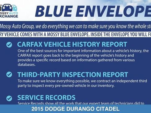 Used 2015 Dodge Durango Citadel w/ Technology Group RWD image 7