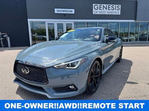 Used 2022 INFINITI Q60 Red Sport 400 w/ Cargo Package AWD/4WD image 1