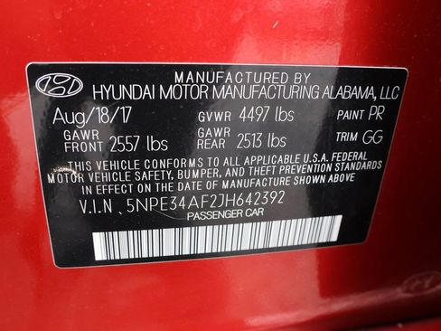 Used 2018 Hyundai Sonata Limited w/ Cargo Package FWD image 44