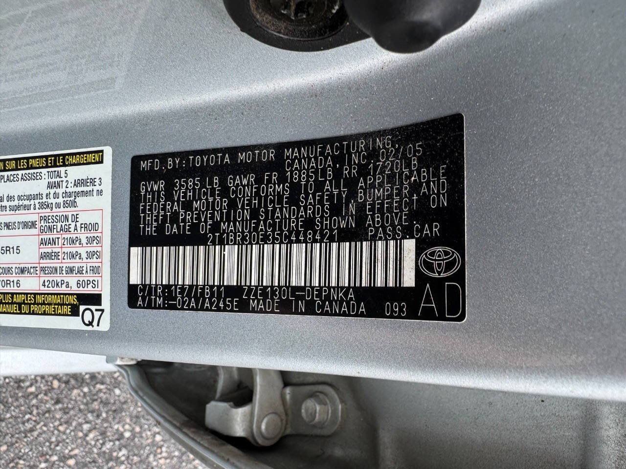 Used 2005 Toyota Corolla LE FWD image 42