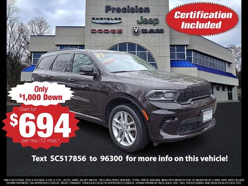 Certified 2025 Dodge Durango GT AWD/4WD image 2