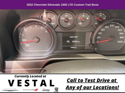 Used 2022 Chevrolet Silverado 1500 Custom Trail Boss w/ LPO, Dark Essentials Package AWD/4WD image 22