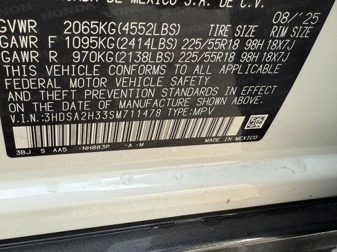 Certified 2025 Acura ADX AWD image 22