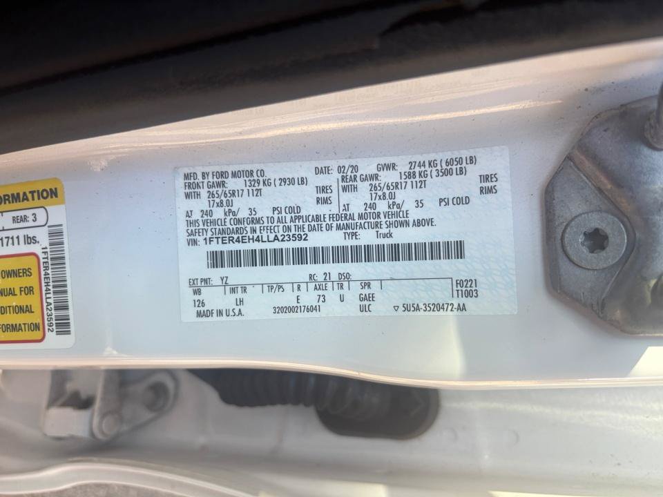 Used 2020 Ford Ranger XL w/ Equipment Group 101A Mid RWD image 35