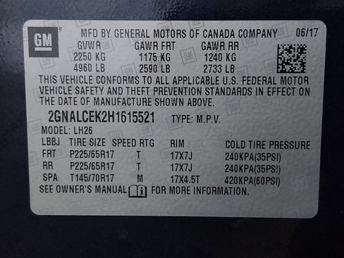 Used 2017 Chevrolet Equinox LT FWD image 33