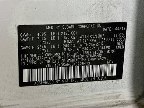 Used 2019 Subaru Outback 2.5i Premium w/ Popular Package #2 AWD/4WD image 40