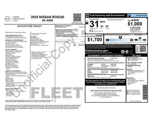 Used 2025 Nissan Rogue SV AWD/4WD image 29