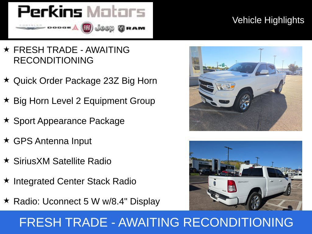 Used 2022 RAM 1500 Big Horn AWD/4WD 360° Tour