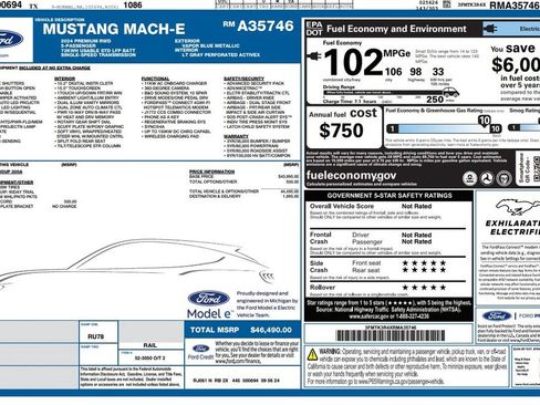 Used 2024 Ford Mustang Mach-E Premium RWD image 2