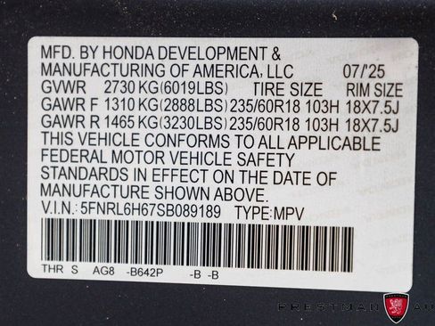 Used 2025 Honda Odyssey EX-L image 43