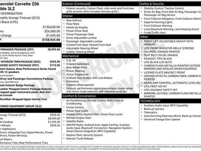 Used 2024 Chevrolet Corvette Z06 w/ Z07 Performance Package