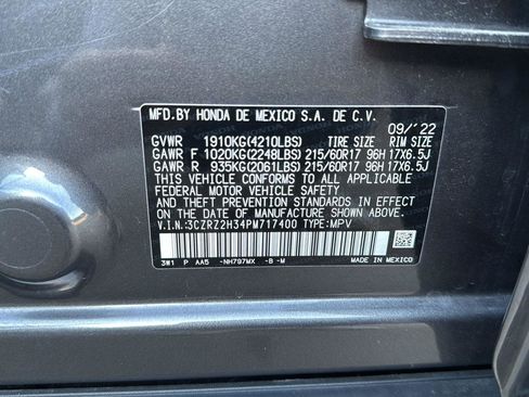 Used 2023 Honda HR-V LX image 40