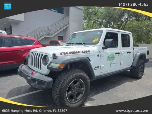 Used 2021 Jeep Gladiator Rubicon w/ LED Lighting Group AWD/4WD image 1