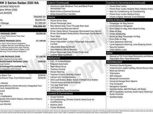 Used 2026 BMW 330i Sedan w/ M Sport Package RWD image 6