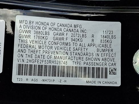 Used 2024 Honda Civic Sport image 27