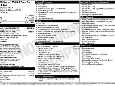 Certified 2023 GMC Sierra 1500 SLT w/ SLT Premium Plus Package AWD/4WD image 52