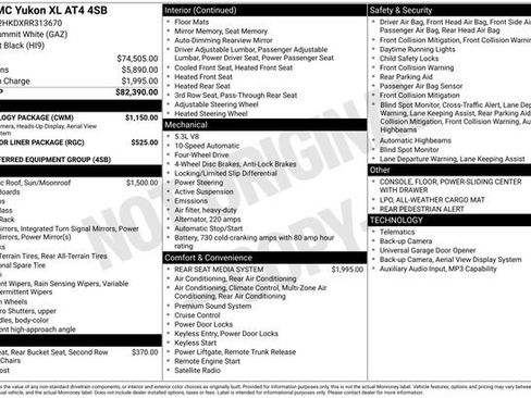 Used 2024 GMC Yukon XL AT4 w/ Technology Package AWD/4WD image 29