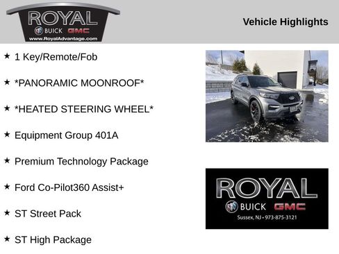 Used 2021 Ford Explorer ST w/ Equipment Group 401A image 4