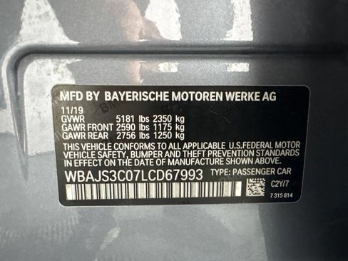 Used 2020 BMW 540i xDrive w/ Premium Package AWD/4WD image 34