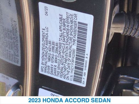 Used 2023 Honda Accord EX image 26