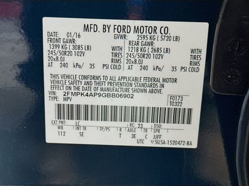 Used 2016 Ford Edge Sport w/ Technology Package AWD/4WD image 32