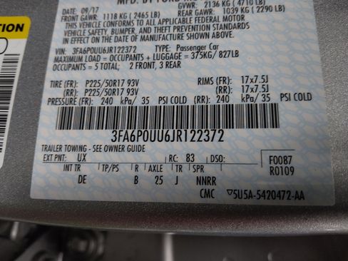 Used 2018 Ford Fusion S image 33