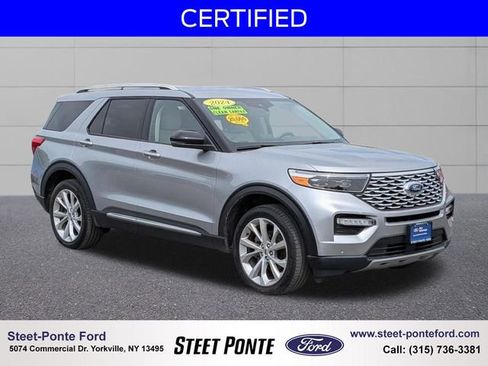 Certified 2024 Ford Explorer Platinum w/ Technology Package AWD/4WD image 1