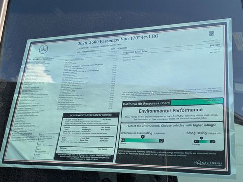 New 2026 Mercedes-Benz Sprinter 2500 image 16