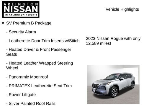 Certified 2023 Nissan Rogue SV w/ SV Premium B Package image 8