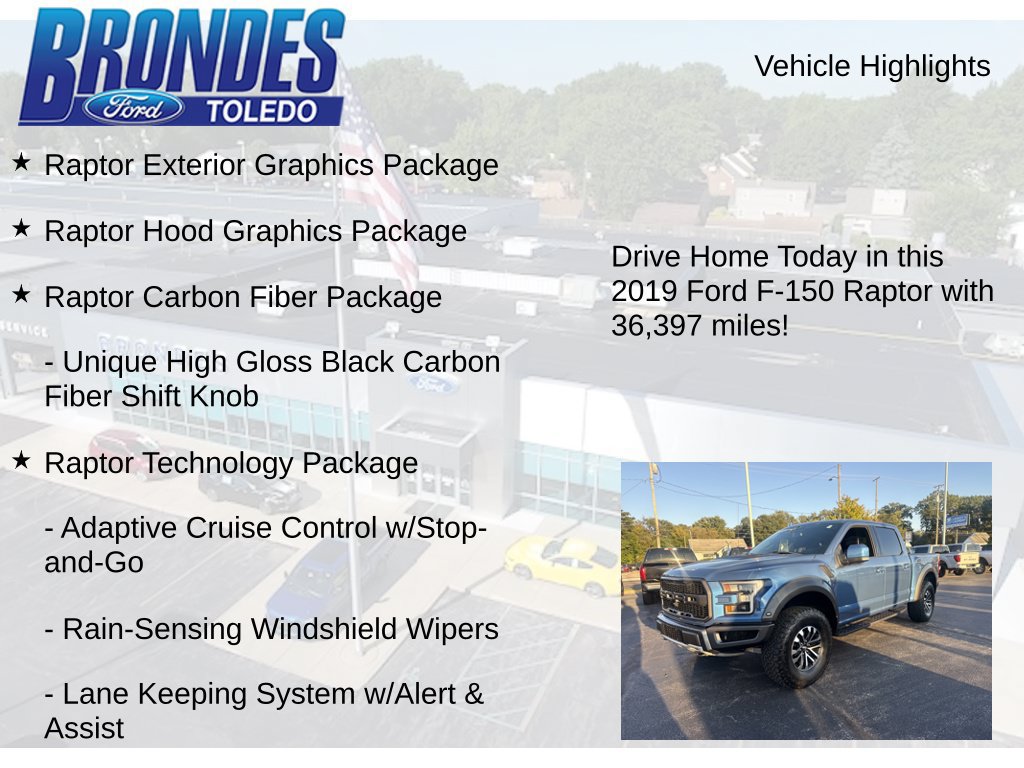 Used 2019 Ford F150 Raptor w/ Equipment Group 802A Luxury AWD/4WD image 5