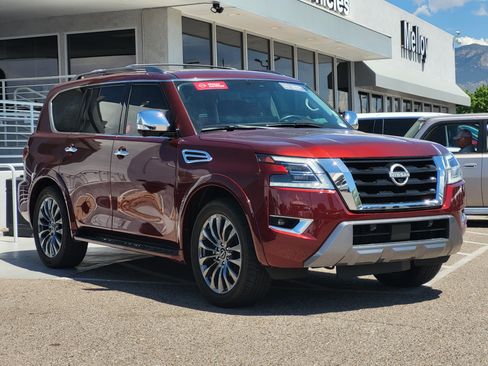 Certified 2023 Nissan Armada Platinum w/ Captain's Chairs Package AWD/4WD image 2