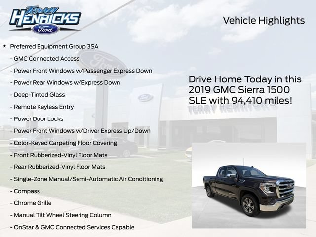 Used 2019 GMC Sierra 1500 SLE w/ SLE Value Package AWD/4WD image 4