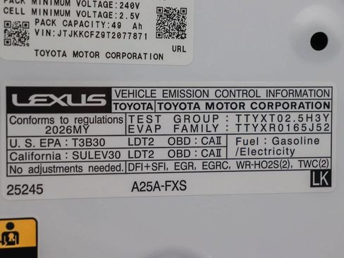 Used 2026 Lexus NX 450h+ F Sport AWD/4WD image 29