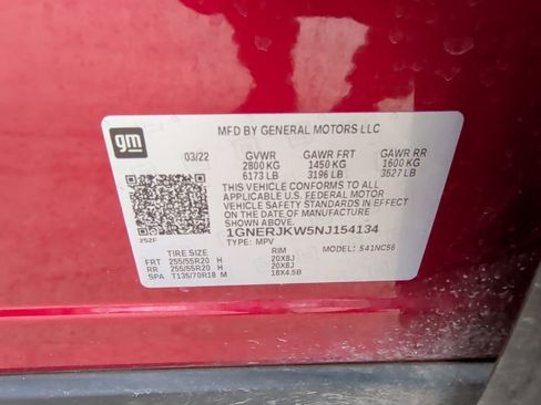 Used 2022 Chevrolet Traverse RS image 52