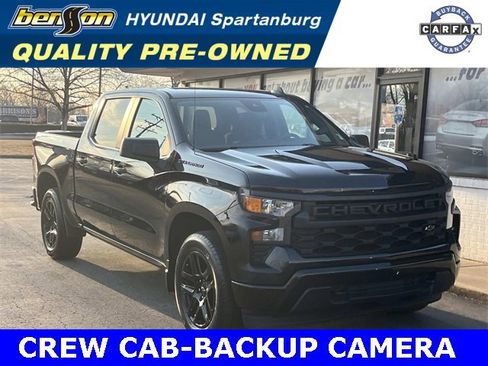 Used 2022 Chevrolet Silverado 1500 Custom w/ LPO, Dark Essentials Package image 1