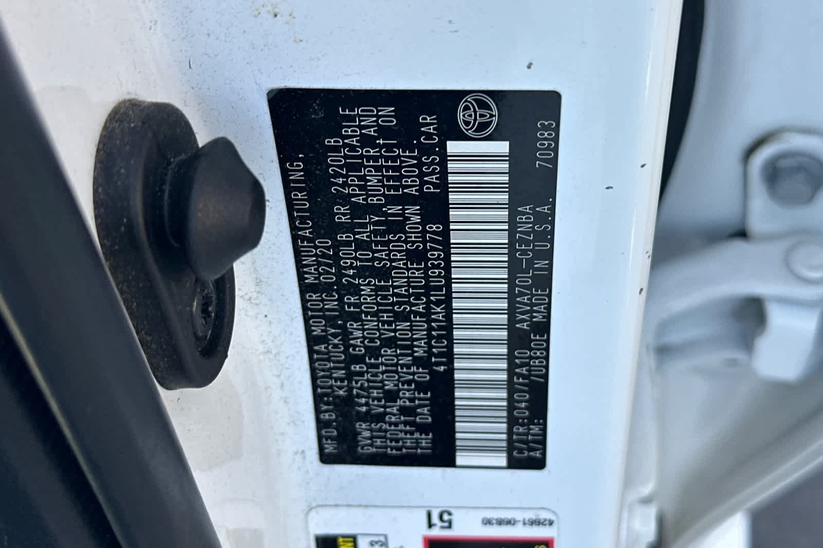 Used 2020 Toyota Camry LE FWD image 31