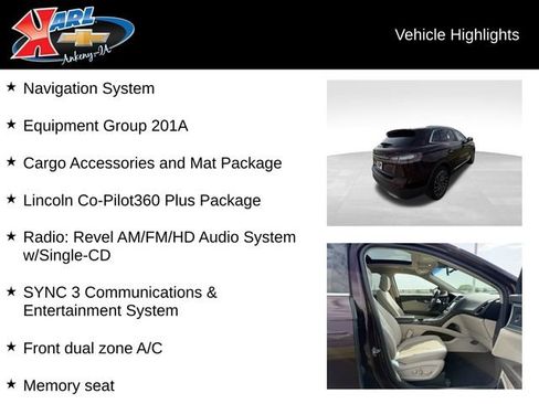 Used 2020 Lincoln Nautilus Reserve w/ Equipment Group 201A AWD/4WD image 2