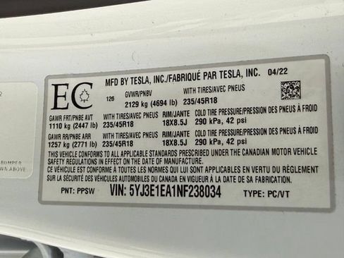 Used 2022 Tesla Model 3 RWD image 41