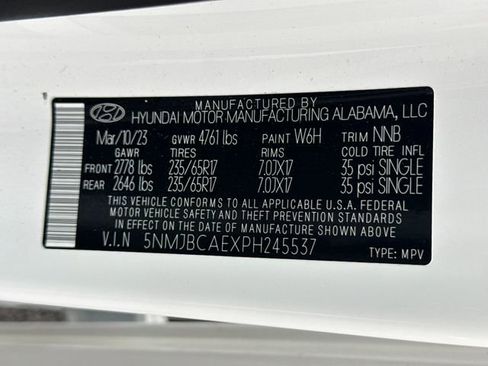 Certified 2023 Hyundai Tucson SEL AWD/4WD image 30